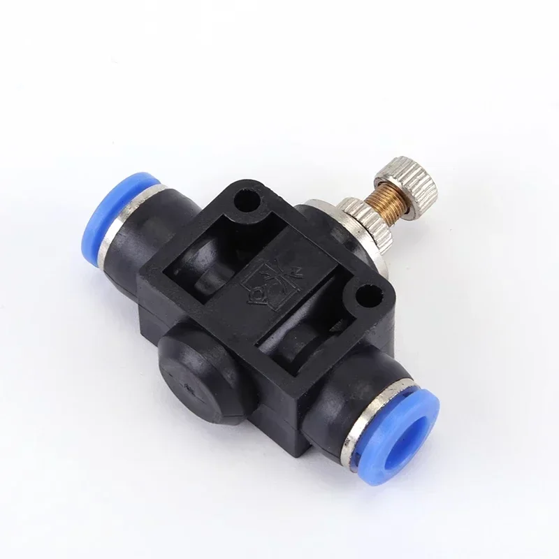 20/50PCS SA Series Adjustable Flow Control Valve 4-12mm Push In 1/4