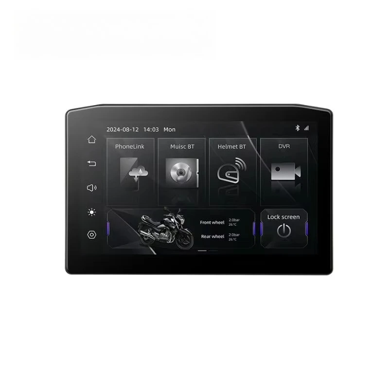 M8 + DVR 6.25 inch touch screen 5G WiFi IP67 waterproof Linux + Allwinner F133 front and rear DVR wireless CarPlay durable