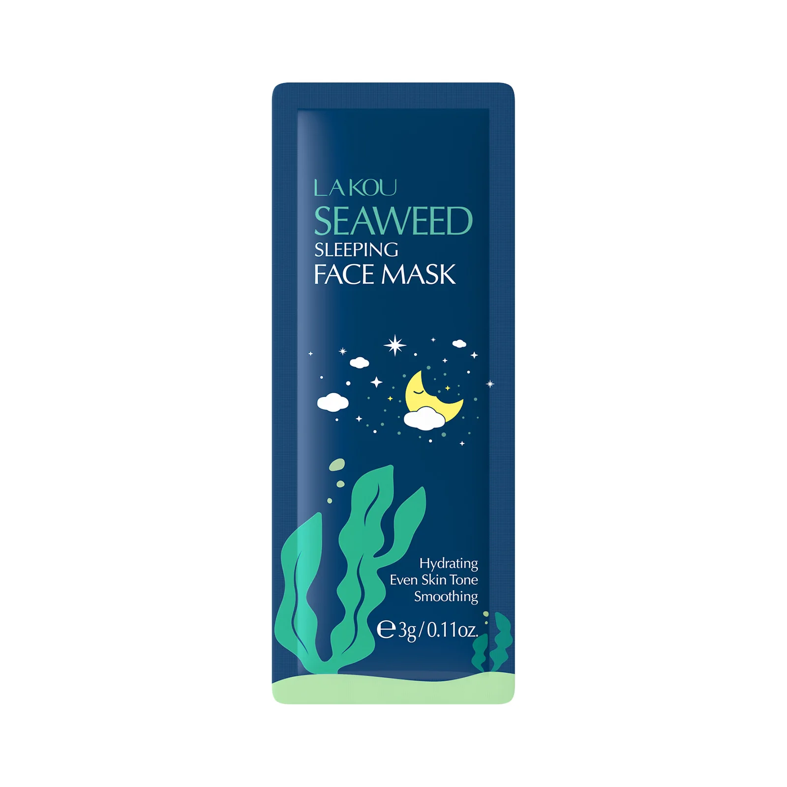 Lecco Plant Seaweed Sleeping Mask 3g * 15 pieces Leave-in Mask Deep hydration desalination fine lines oil control moisturization