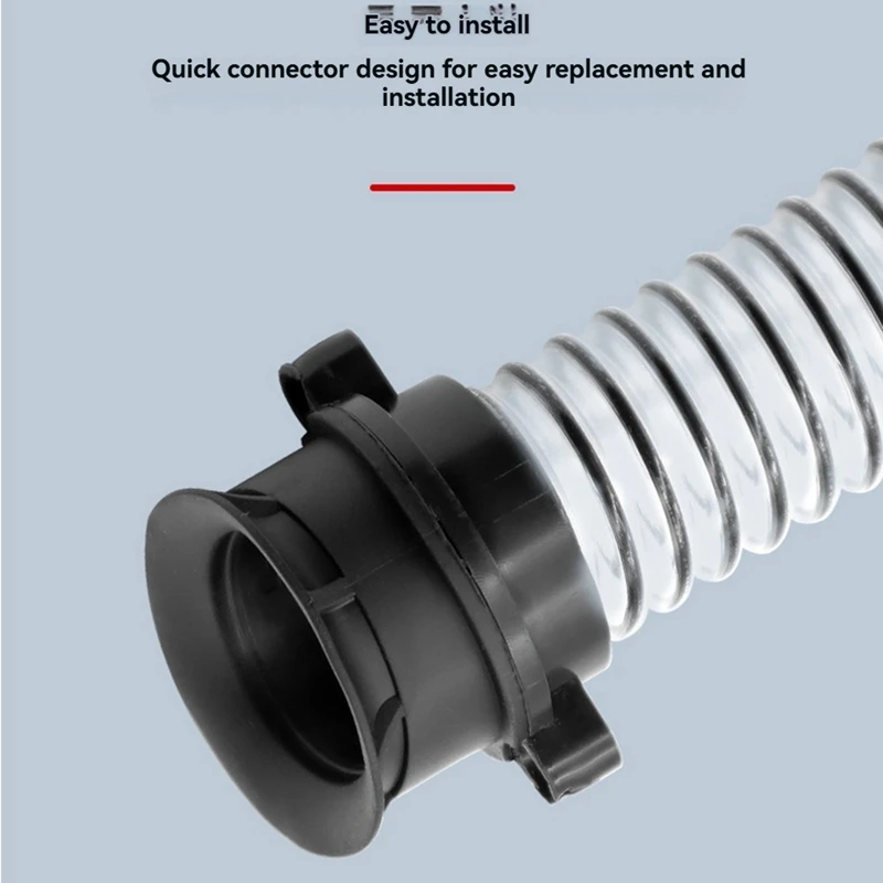 For Bissell Floor Scrubber 4Th Generation Hose Accessories Bendable Connecting Pipe Corrugated Sewage Pipe
