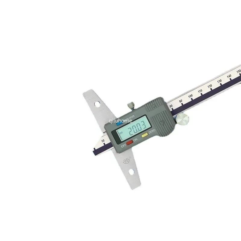 Measuring Tool Xibei Green Vernier Digital Display Depth Caliper/Measuring Depth/0-100-200-300mm0.01