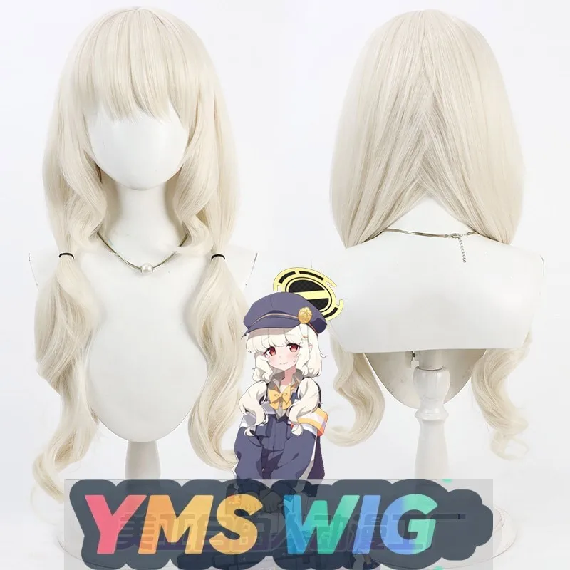 

[YMS WIG] Azure Files Utsumi Aoba Cos Wig Utsumi Aoba Бледно-желтые вьющиеся волосы