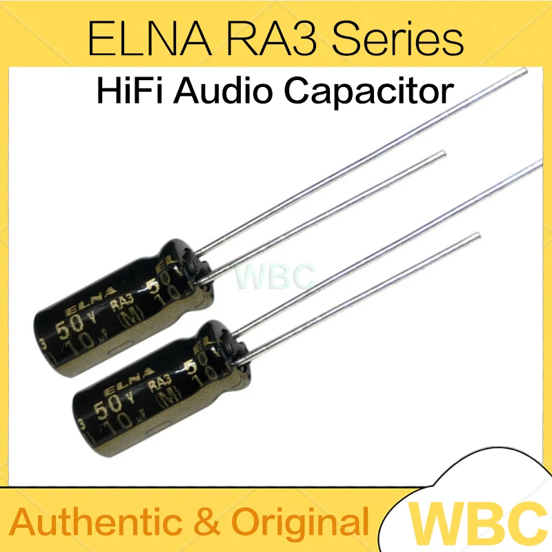 

10Pcs/Lot ELNA RA3 Series 16V 25V 50V 63V 10uF 22uF 47uF 100uF 220uF 470uF 1000uF 2200uF 3300uF 10000uF HiFi Audio Capacitor