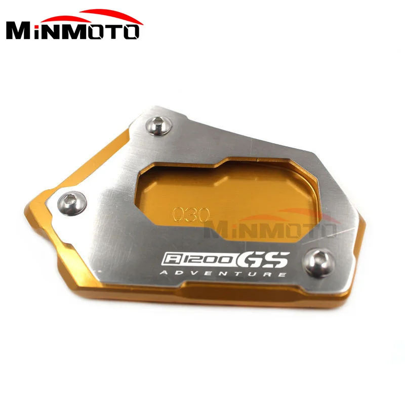 Motorcycle CNC Side Kickstand Stand Extension Plate For BMW R1200GS LC K50 R1200GS Adventure LC K51 R 1200 GS Side Stand Enlarge