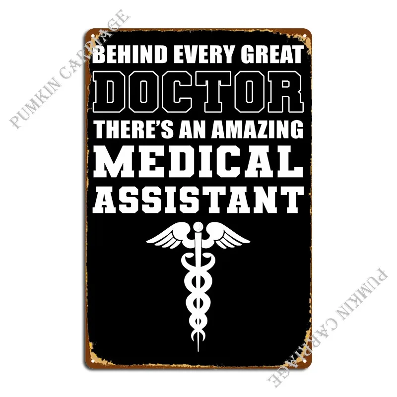 Amazing Medical Assistant Metal Sign Party Club Wall Decor Character Bar Cave Tin Sign Poster