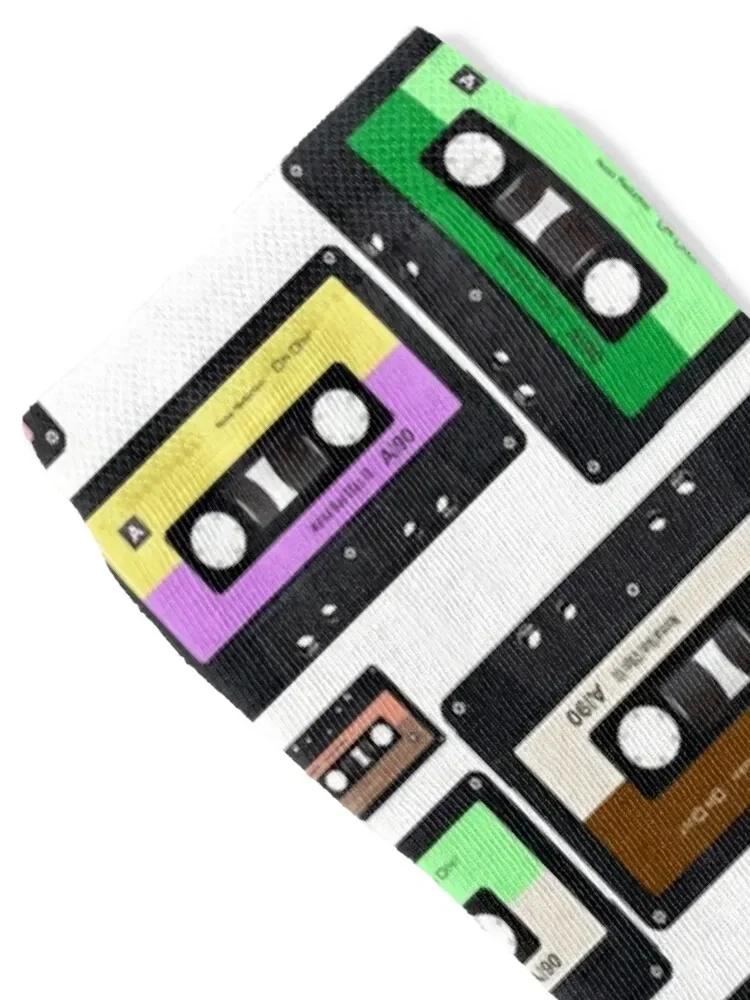 Cassette Vinyl Record Socks Antiskid soccer kids New year's Stockings Mens Socks Women's