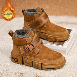 Winter Children's Snow Boots Plus Velvet Thickened Warm Cotton Shoes Girl Boy Non-slip Wear-resistant Soft Comfort Durable Boots