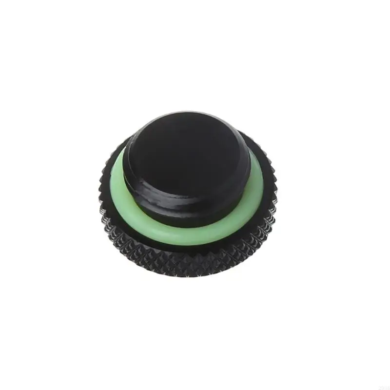 203b G1/4inch Stop plug 1PC G1/4 Thread Black Plug với vòng niêm phong cho hệ thống nước mát máy tính