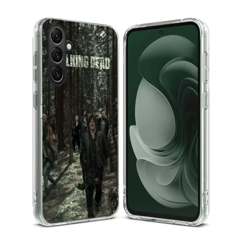 DARYL, The Walking Dead Man Clear Phone For Samsung Galaxy A55 A35 A25 A15 A05S A04S A14 A24 A34 A54 A03S A13 A23 A33 A53 A73 A9