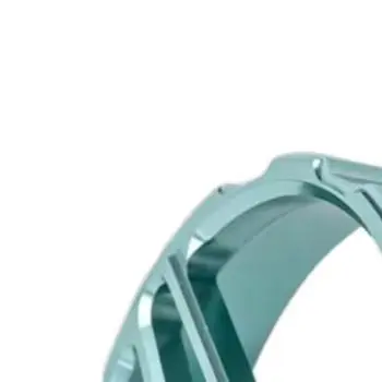Alloy Folding Bike Buckle C Design Locking Handle for Secure Folding Joint Performance 6.25 x 5 cm Light Green Orange