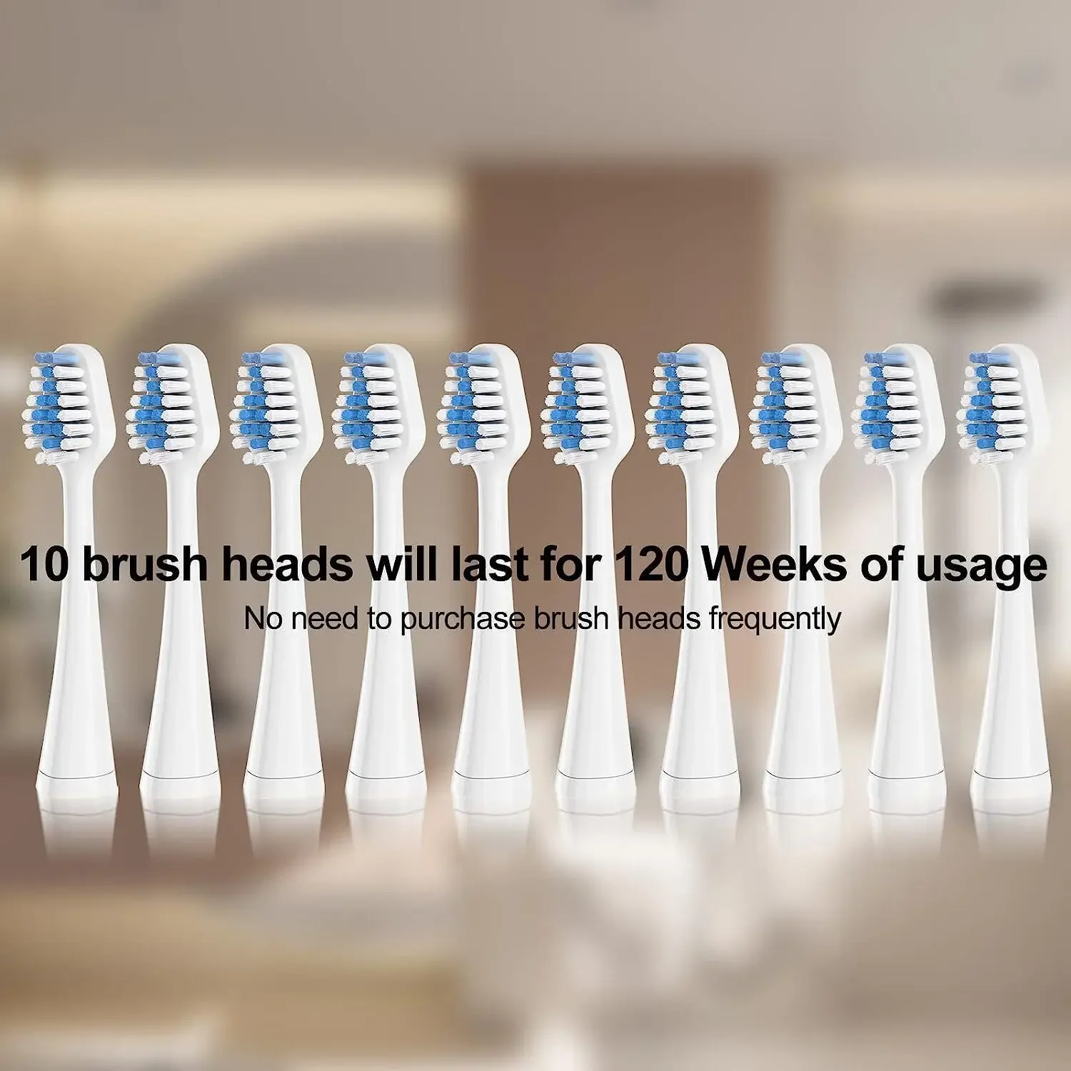 Replacement Tooth Brush Heads Compatible with Waterpik Electric Toothbrush Heads Oral Hygiene Clean Soft Bristle Nozzles 5-20pcs
