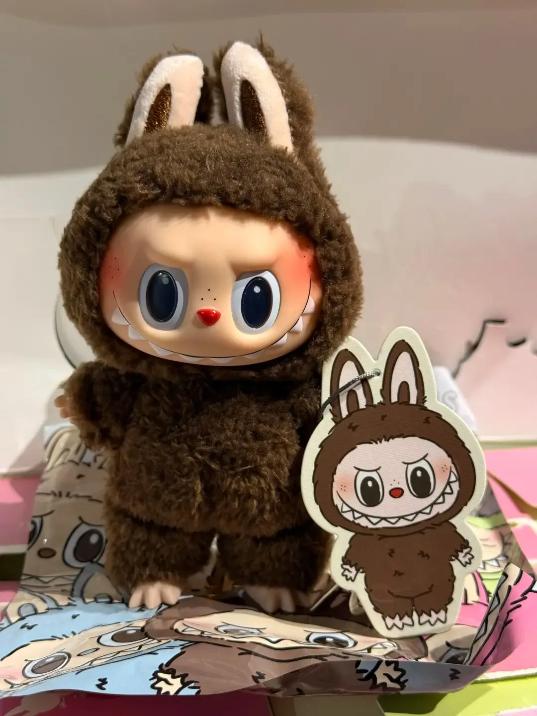 LABUBU نبضات القلب معكرون سر الكستناء الكاكاو عيد الميلاد تخزين ستوفير هدية نادرة لينة اللمس تمثال فينيل Aliexpress الساخن