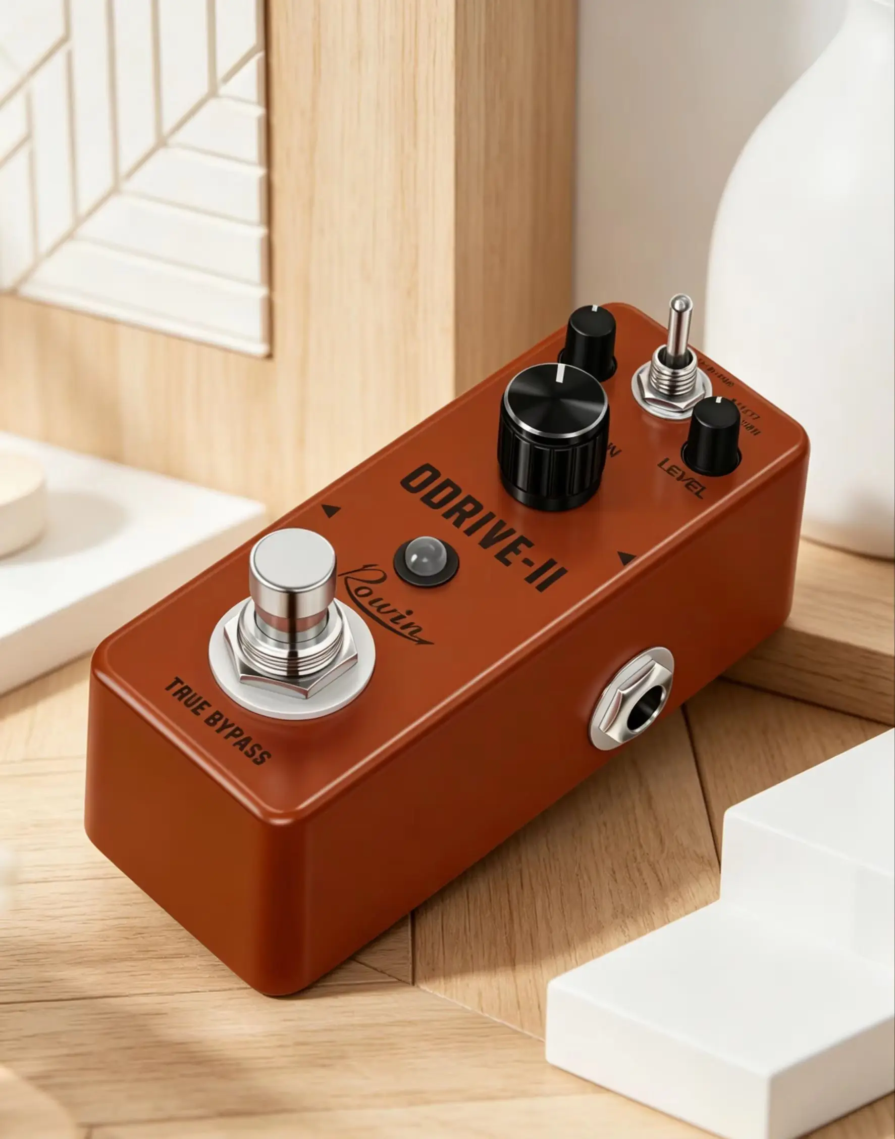 Rowin LEF-302B ODRIVE-II 2 Mode TS Overdrive Pedal True Bypass Mini Metal Guitar Effect