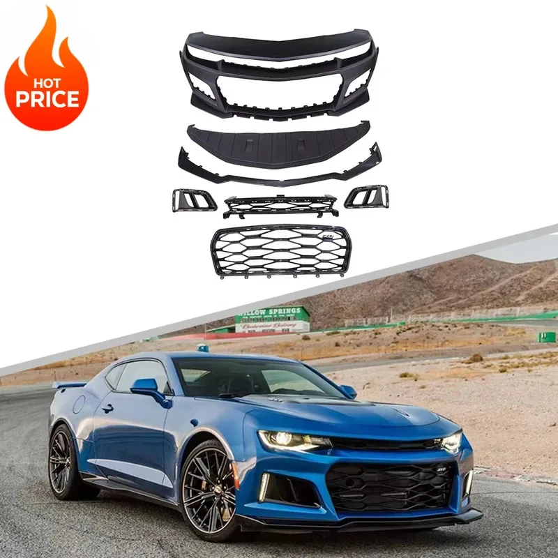 

6th ZL1 Style Body Kit Front Bumper Lip Car Bumper for Camaro 2010-2015 5th