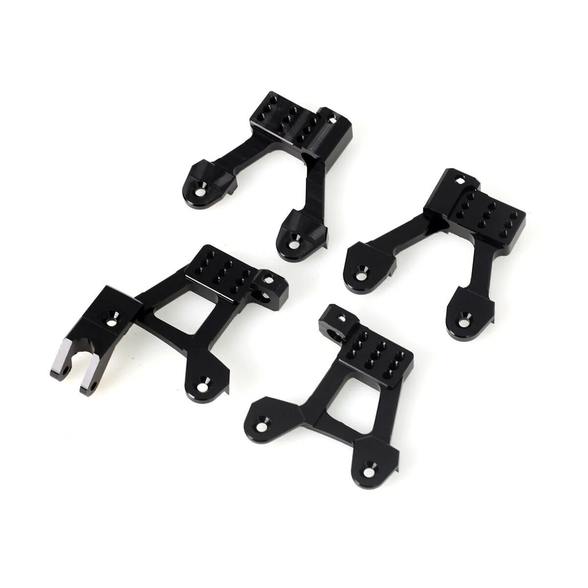 LCX Racing 1/10 RC Crawler Auto Aluminium Voor Achter Shock Tower Shock Mount Upgrades Accessoires voor Axiale SCX10 II 90046 90047