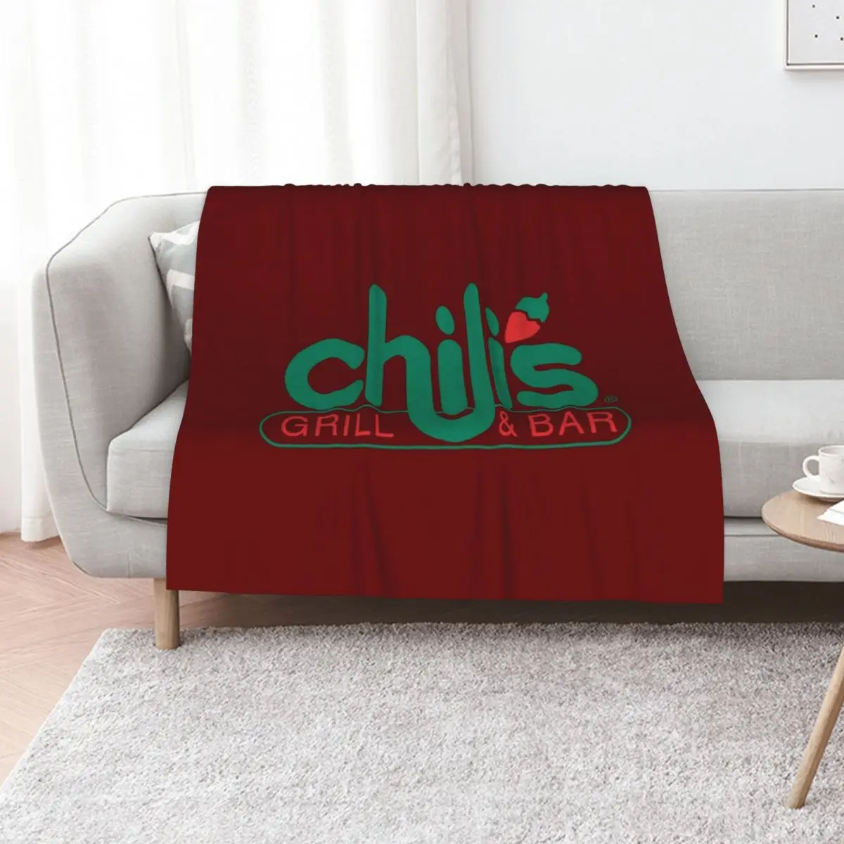 Chili's Grill & Bar Throw Blanket For Sofa Thin wednesday Single Soft Plaid Bed covers Sofa Throw Blankets