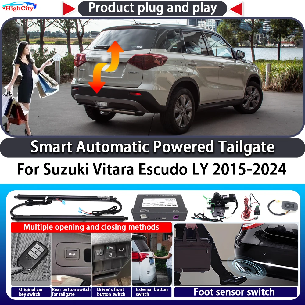 For Suzuki Vitara Escudo LY 2015-2024 OEM Smart Automatic Powered Tailgate Key Control Trunk Lift Kit Electric Power Tailgate