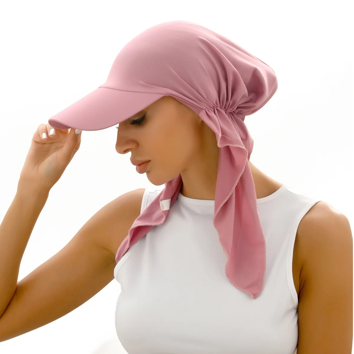 

New Instant Hijab Jersey Baseball Caps Hijabs Pre-Tied Cap for Women Bandana Turban Bonnet Hat Muslim Headscarf Femme Musulman