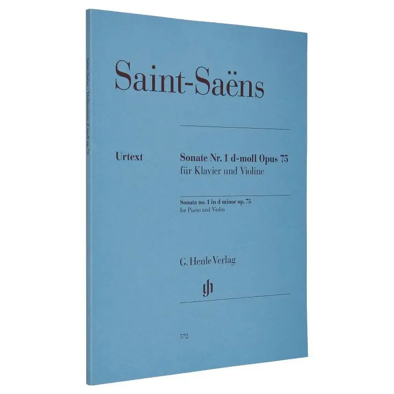 

HN572 SaintSaens Violin Sonata No 1 Jost Peter G Henle Verlag 9790201805726 Book