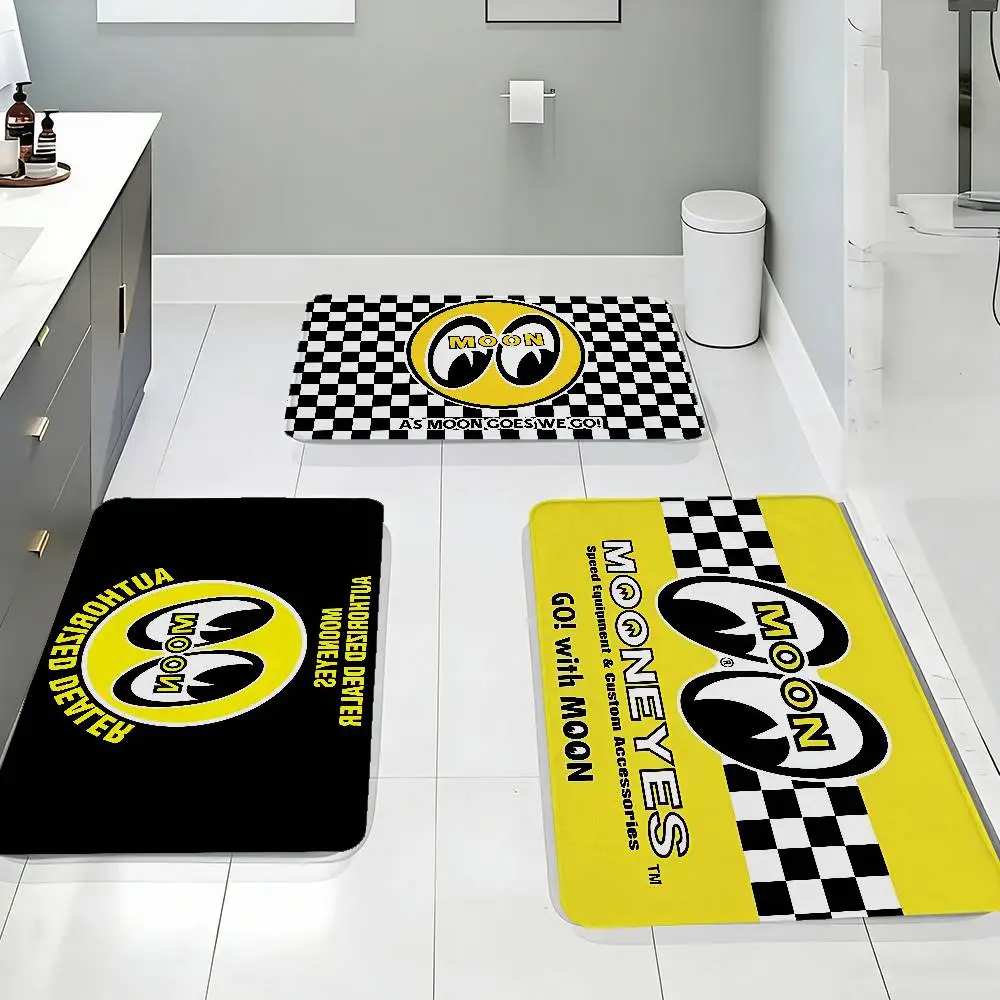 JDM-M-MOON-E-EYES Bodenmatte, Wohnzimmerteppich für Schlafzimmer, Willkommensmatte, Outdoor-Teppich