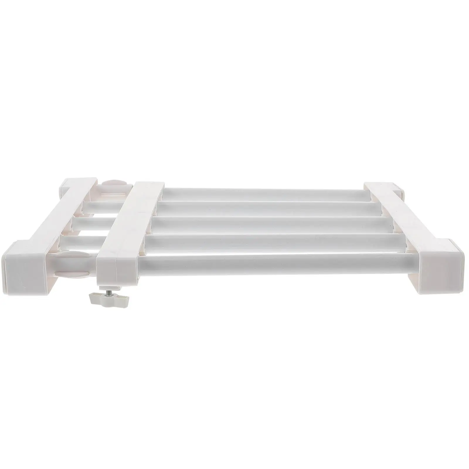 

Adjustable Wardrobe Storage Rack 30 40cm White Retractable Layered Partition Nail free Shelf Closet ganizer Shoe Cabinet Kitchen