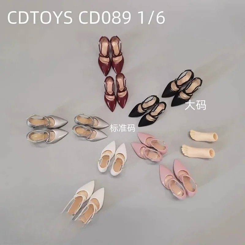 

Cdtoys Cd089 Масштаб 1/6 игрушки, однотонные сексуальные туфли на высоком каблуке-шпильке с перекрестным ремешком, подходят для 12-дюймовых игрушечных фигурок солдата TBL JIAOU, тело