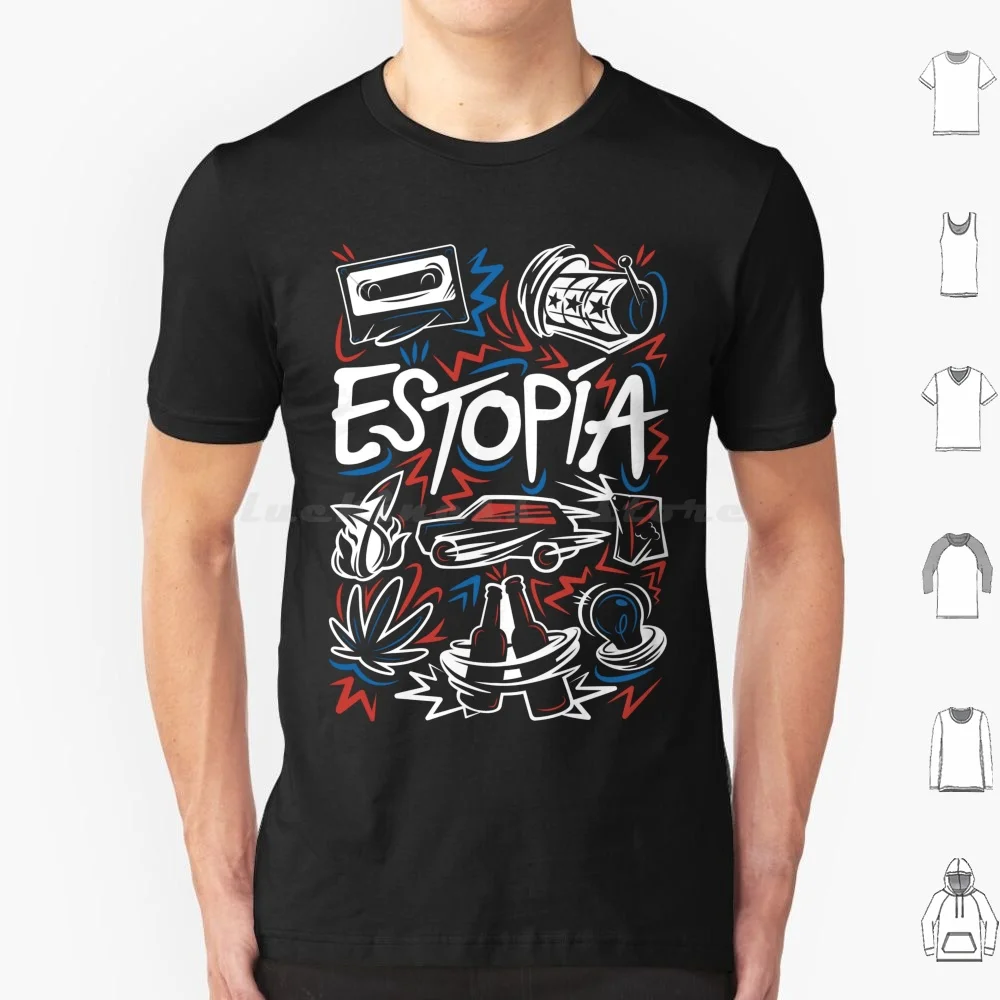 Estopía ( Chile ) : Estopa 25th Anniversary Tour T Shirt Big Size 100% Cotton Estopy Tow Estopia David Mu ? Oz Jose Mu ? Oz