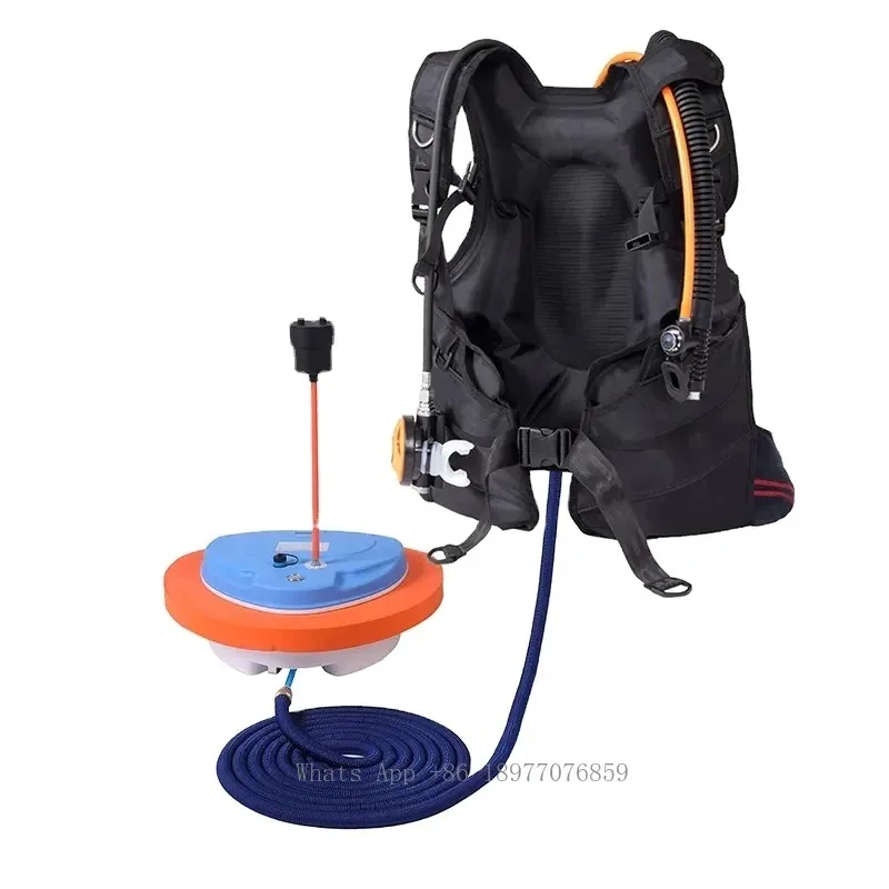 New Scuba Diving Snorkel Equipment Trap Mobile Support Deepest Time To 10 Meters Is 2.7-5 Hours Underwater Snorkel