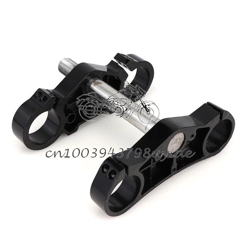 

Aluminum 22mm 7/8" Handlebar Riser Mount Bars 45MM inverted shock absorber direction device upper and lower plate Motorcycle