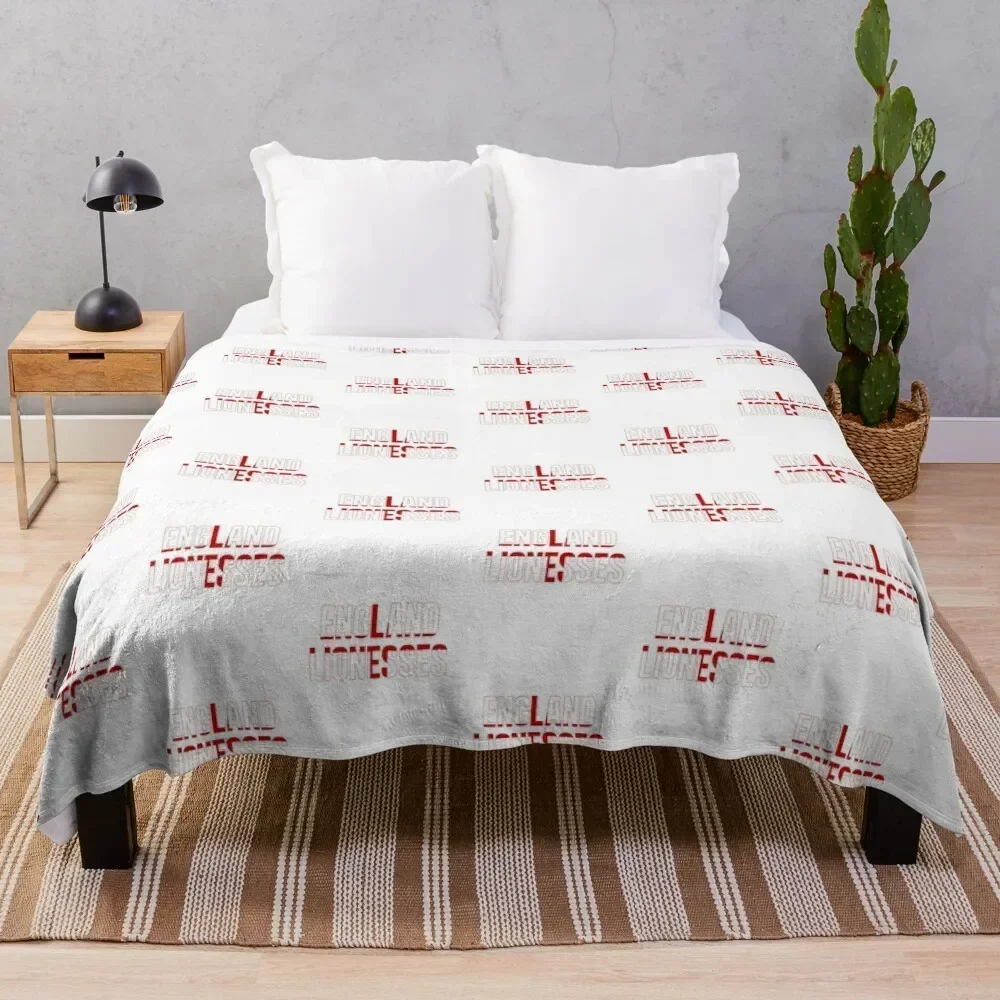 

England Lionesses Winners 2022 Throw Blanket Bed covers Soft Plush Plaid Blankets