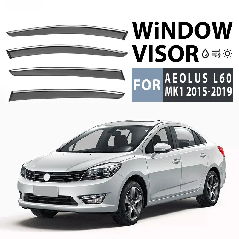 

Для Aeolus L60 2015-2019 оконная отделка, хромированные козырьки, защита от ветра и дождя, крыша, солнцезащитный козырек от дождя, вентиляционный козырек, спойлер, аксессуары для крыльев