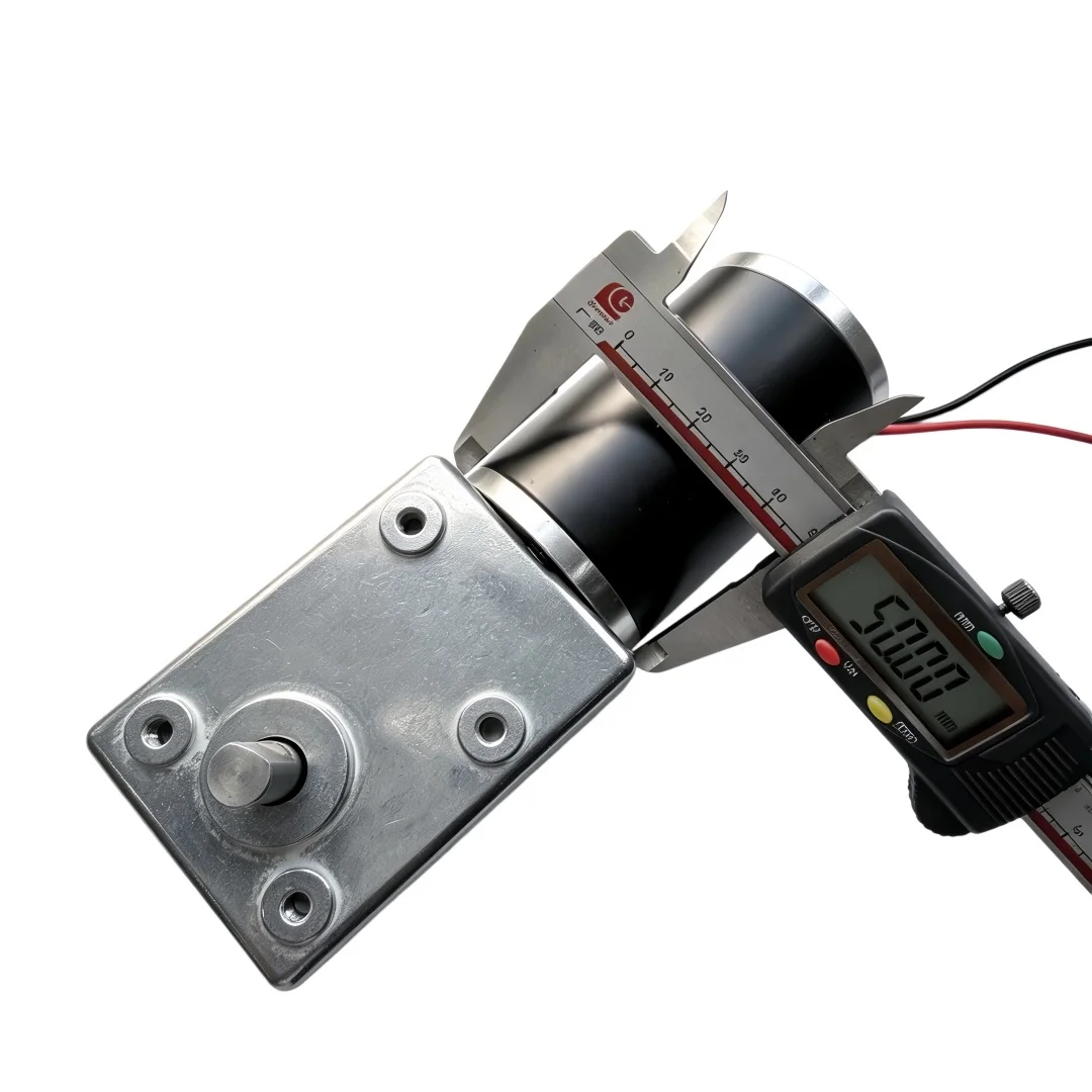 5882-50ZT worm gear reduction motor, small metal gearbox motor, DC 12V 24V self-locking motor