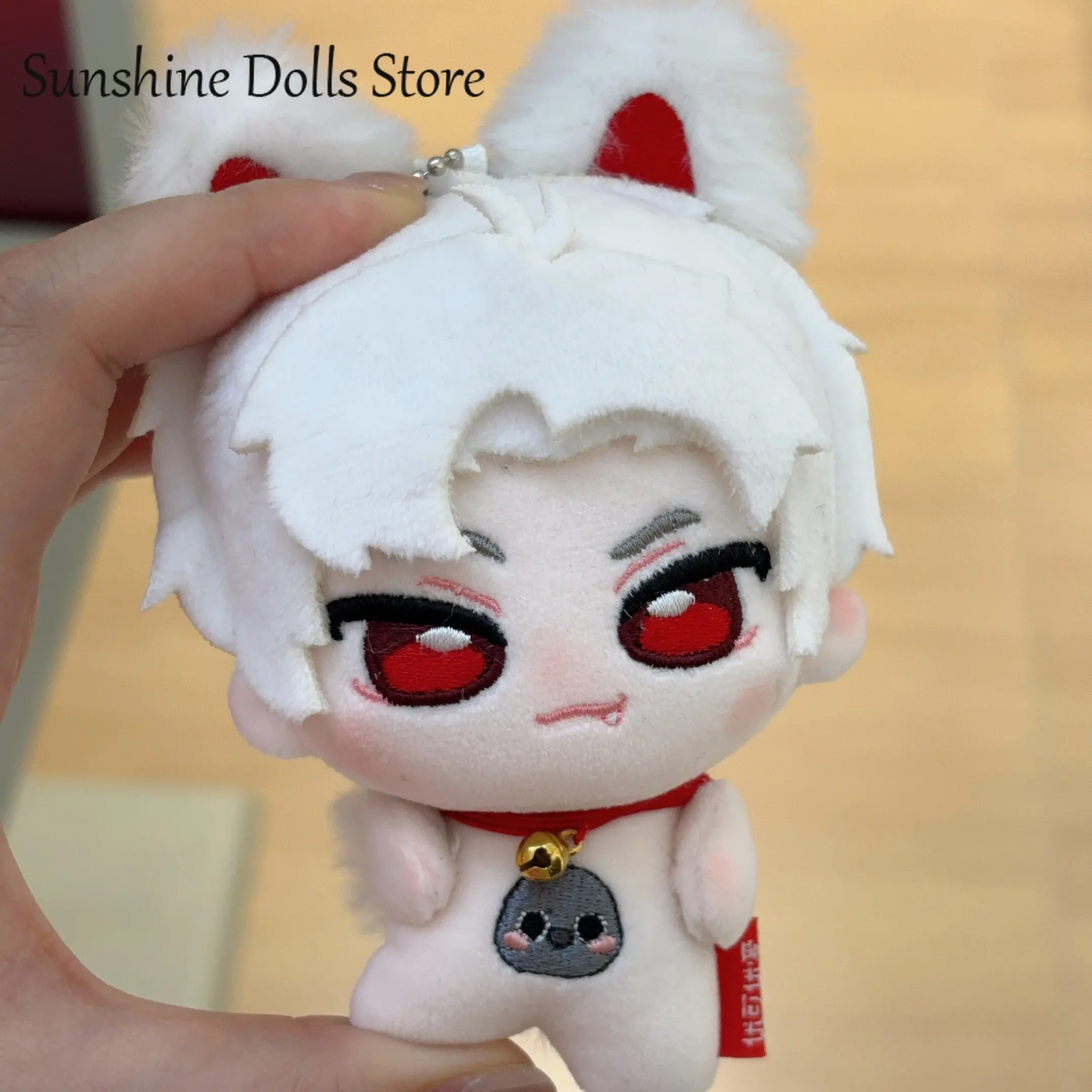 Sylus 10cm Cotton Doll Anime Cartoon Plush Stuffed Pendant Original Love and Deepspace Toys Keychain Present Christmas