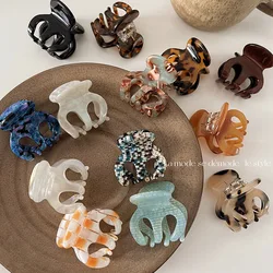 Small Acetate Grip High Ponytail Hair-Holding Hairpin Hair Claw Hair Clip Headdress Female Bang Clip Shark Clip Hair Accessories