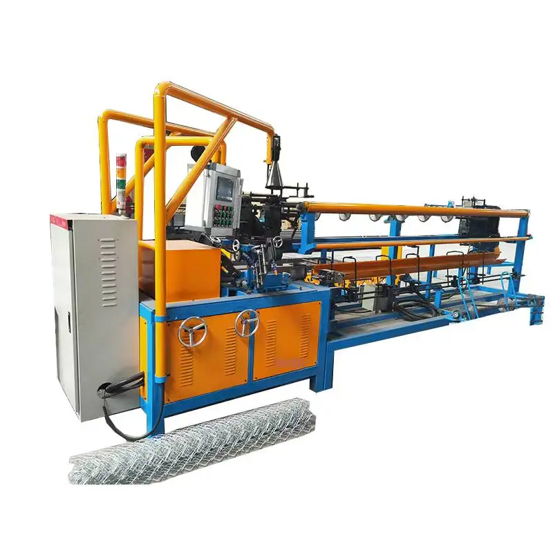 Dual Wire Automatic Multi-Function Chainlink Fence Machine New & Used For Manufacturing Plant Construction Farming Industries