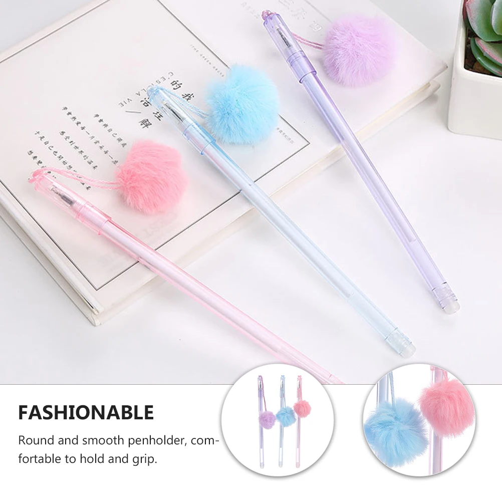 

Neutral Pen Pendant Writing Gel Stationery Creative Students Ink Pens with Roller Brush