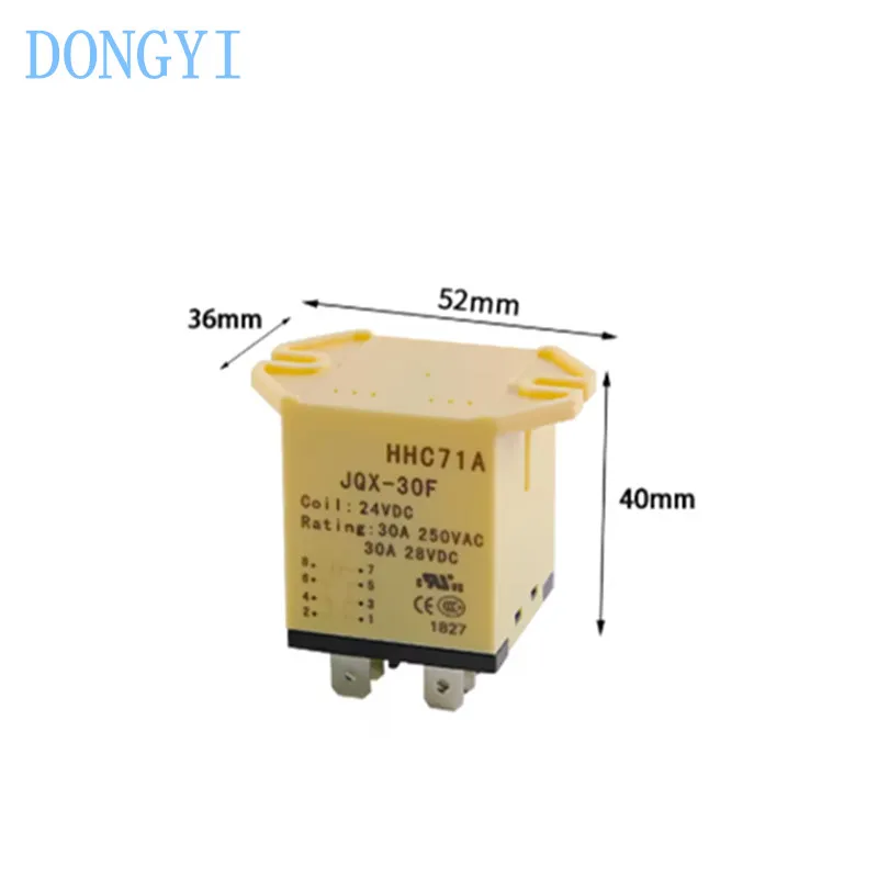 HHC71A High Power Relay JQX-30F JQX-30F-2Z 30A DC12V DC24V AC220V