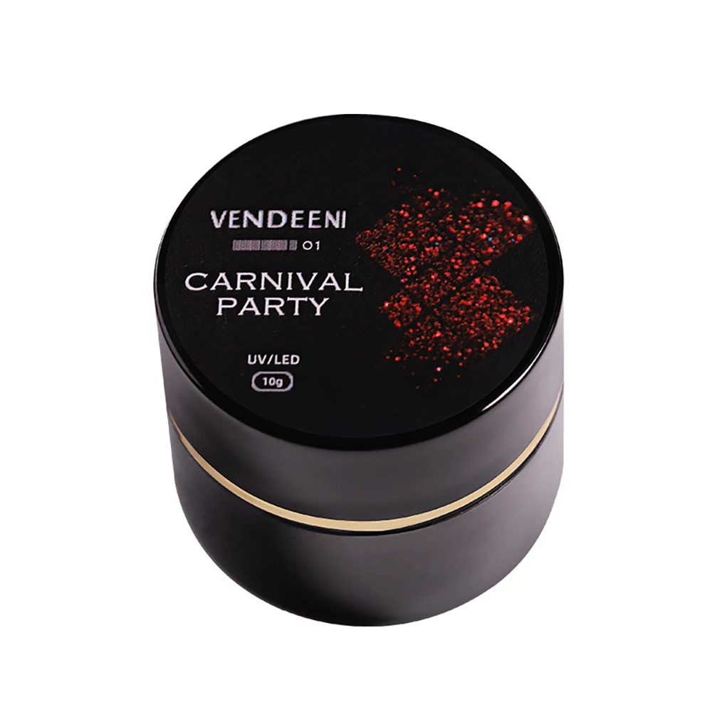 Vendeeni 12 Color Japanese Style Glitter Platinum Gel Nail Polish Party Orgy Sparkling UV Soak Off Gel Varnish Shiny Gel Lacquer