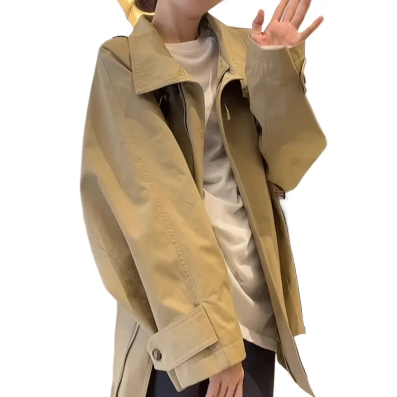 Short Windbreaker Jacket for Women 2025 New Style, Early Spring and Autumn Style, Super Beautiful Korean and Japanese Styles