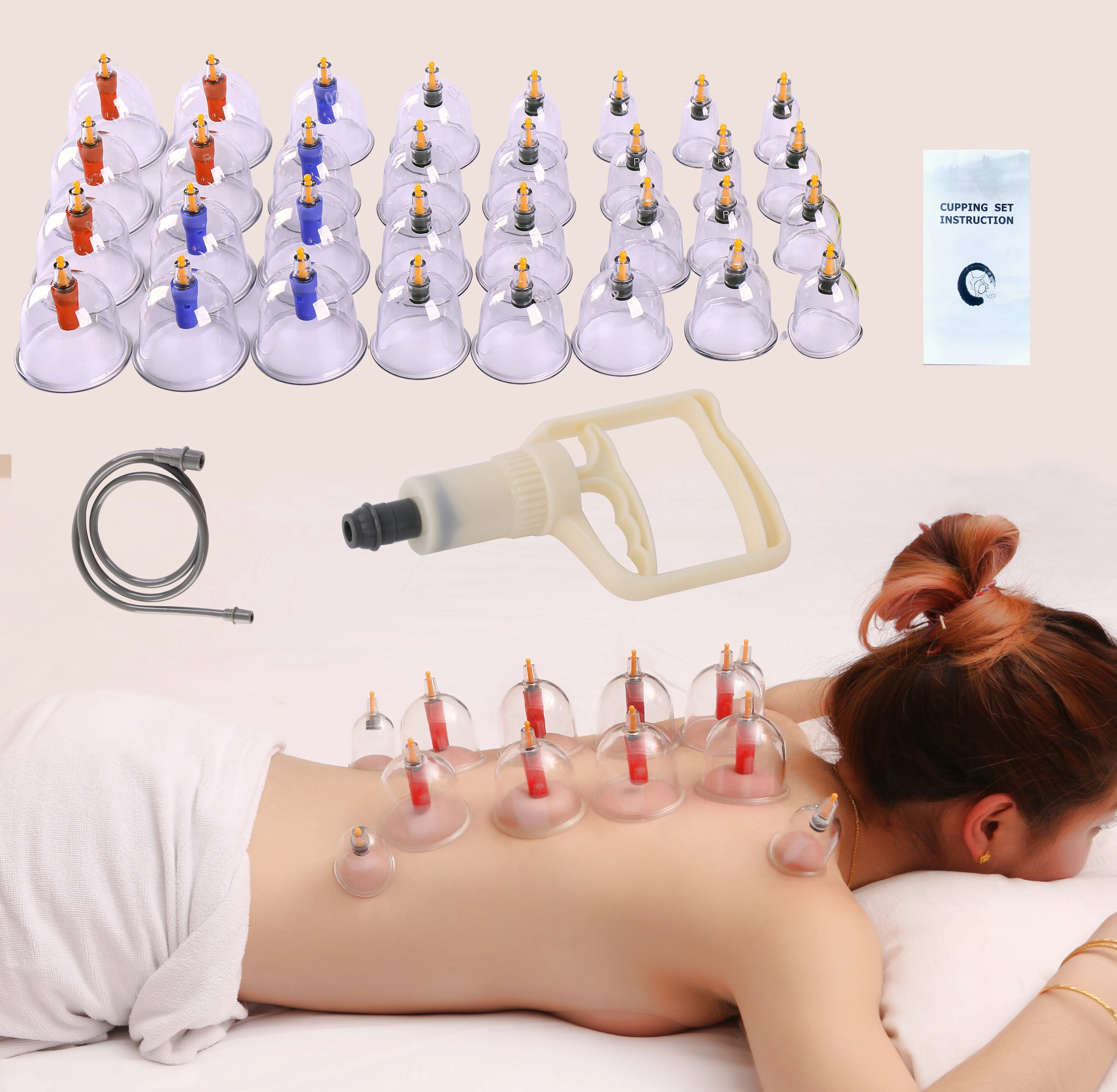 32pcs Cupping device  Cupping Therapy Sets Portable Suction Cupping suction cups Vacuum Magnetic Pump Cellulite Cupping Massage