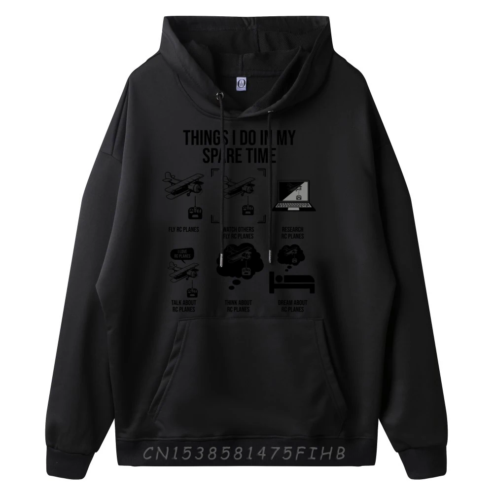 Things I Do In My Spare Time Rc Plane Flying Designer Hoodie Men Men's Sweatshirts Christmas Sweater