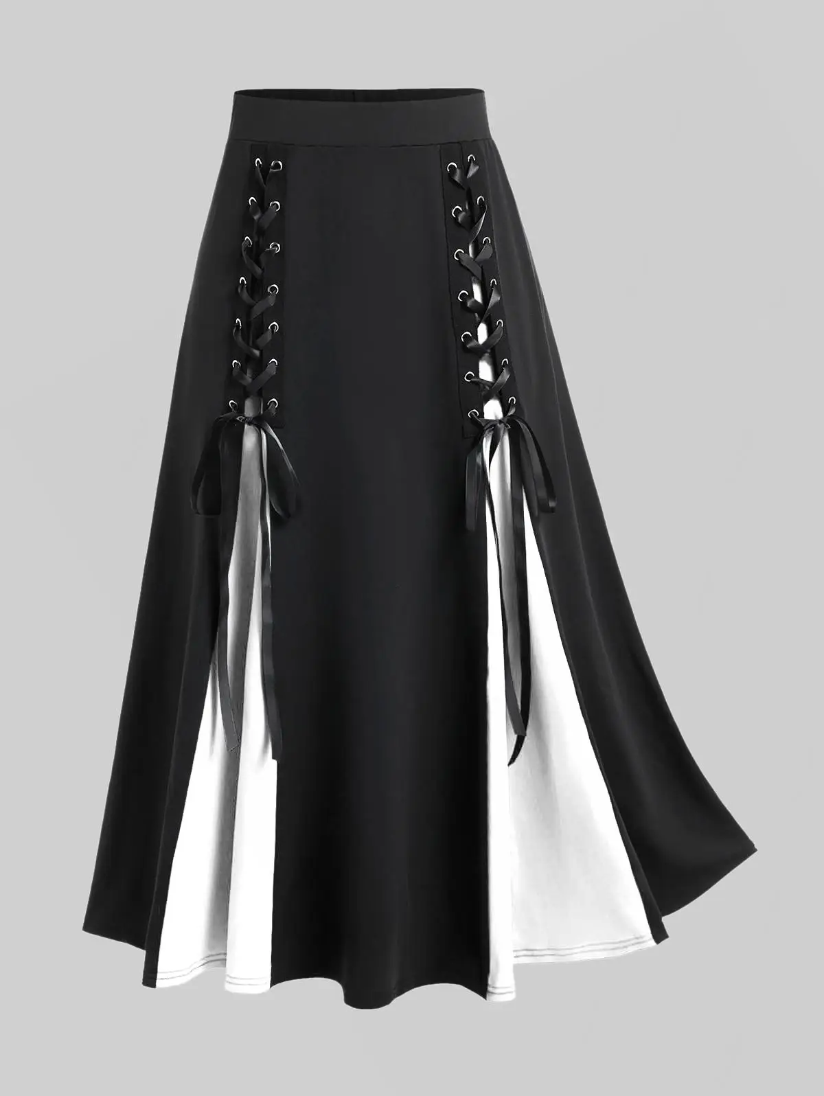 ROSEGAL حجم كبير التنانير النسائية الأحمر العميق الدانتيل الشيفون الطبقات تنورة أو هالوين مصاص دماء زي القوطية الدانتيل يصل اثنين من لهجة تنورة