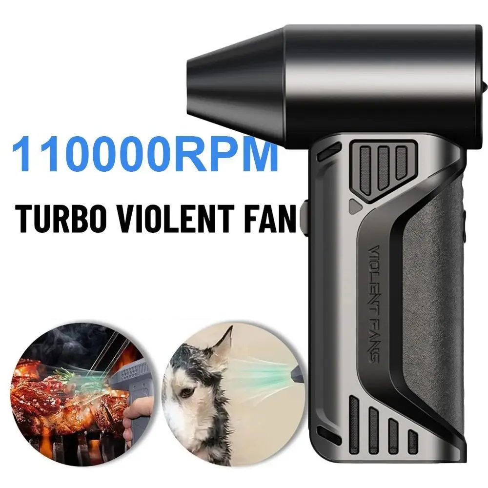 

Super Power 110000RPM Turbofan Reverse Charging 3-Gear Adjustable High Power Jet Fan Dust Removal Mini Turbo Fan Car Cleaning