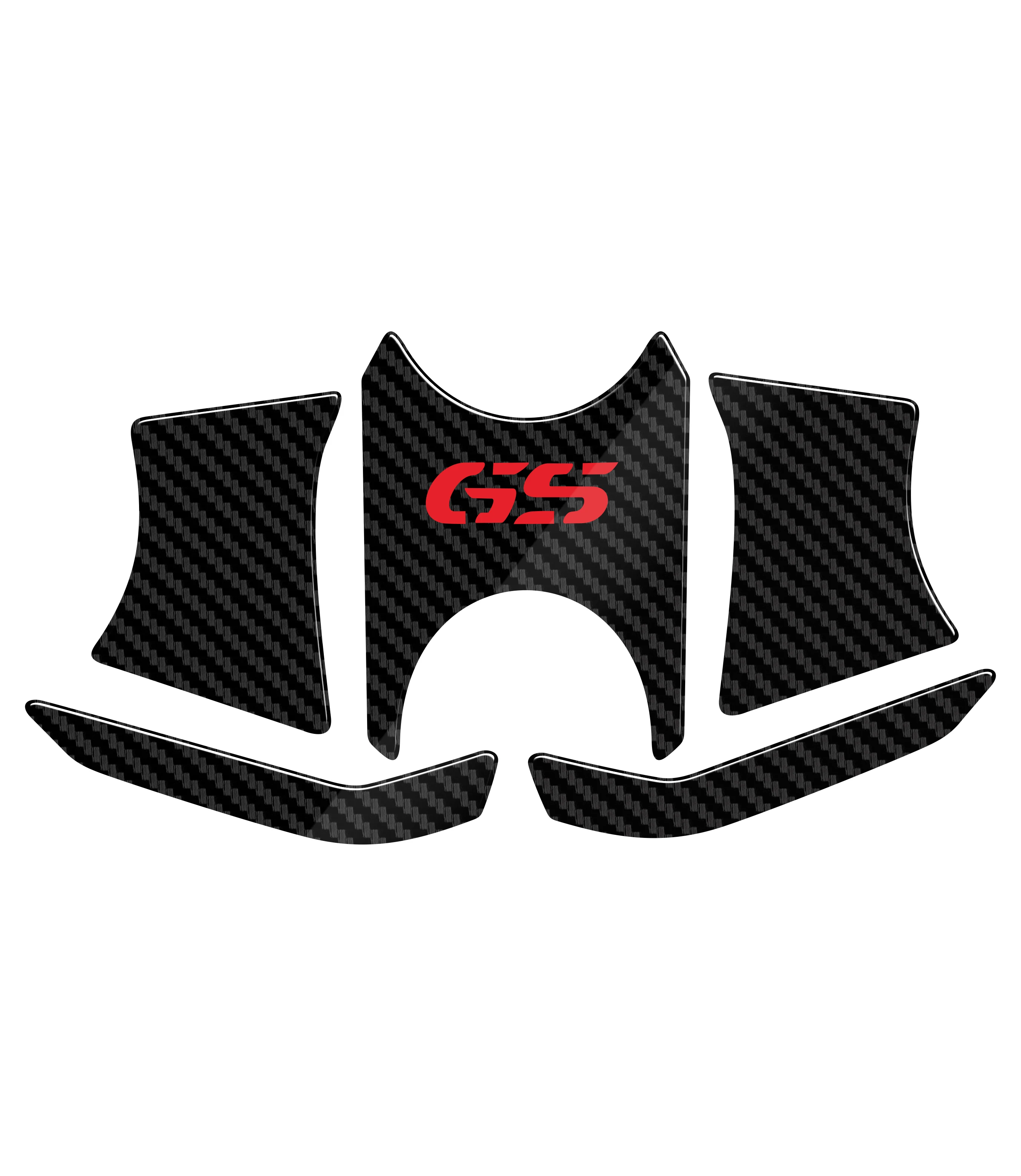 3D Motorcycle Carbon Fiber Pattern Top Triple Clamp Yoke Sticker Case for BMW R1200GS R1200 GS 2008-2013 2009 2010 2011 2012