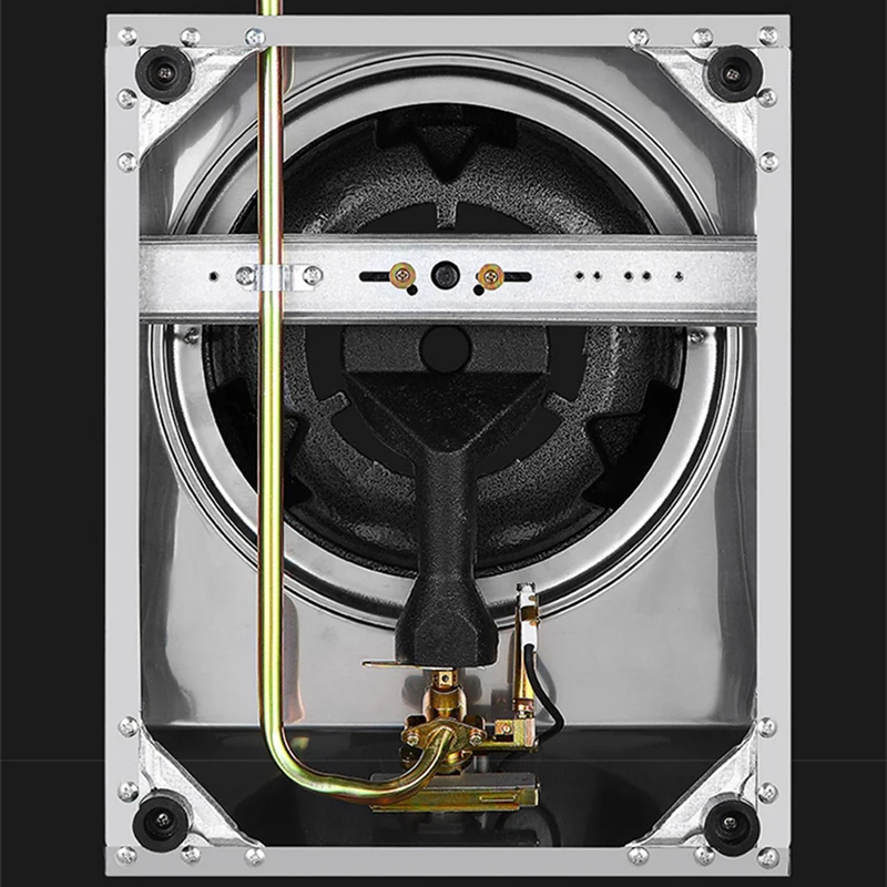 

40 кВт газовая плита для сжиженного нефтяного газа, одинарная плита для жарки, плита высокого давления, настольная газовая плита из нержавеющей стали