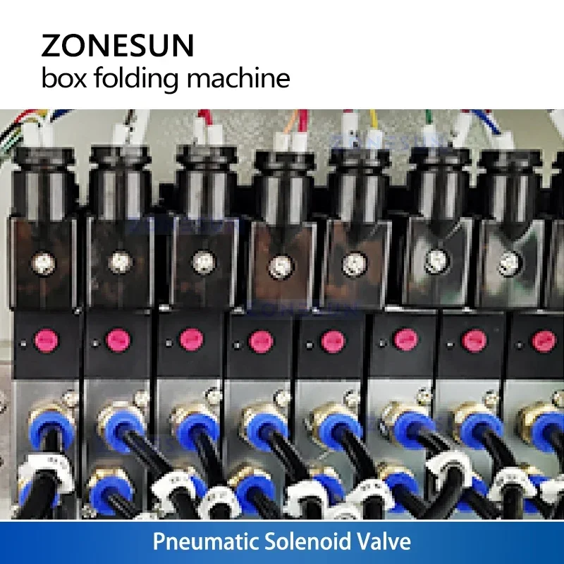 Zonesun ZS-KDJ100 Lock Bottom Cartoning Machine Cardboard Box Making Machine for Packaging
