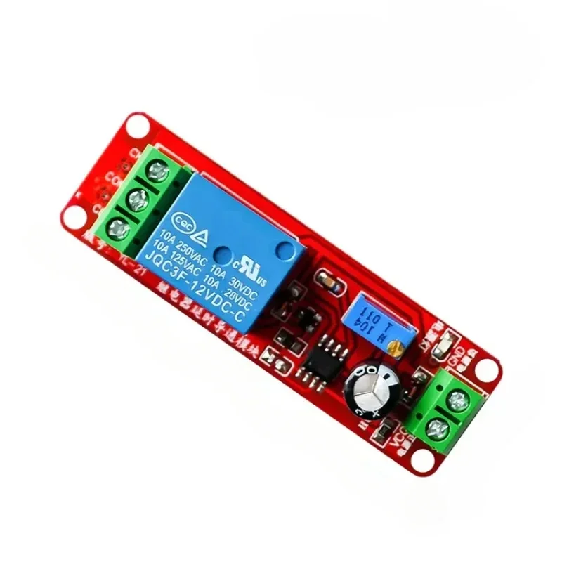 1PCS NE555 Timer Switch Adjustable Disconnect Module Time delay relay Module DC 12V Delay relay shield 0~10S