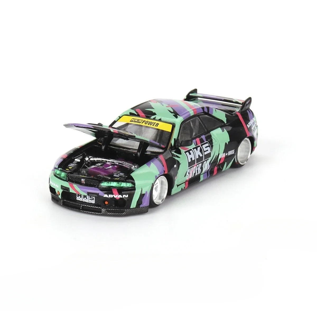 Kaido House+MINIGT Nissan Skyline GT-R (R33) HKS V1 Model 1:64 Collection