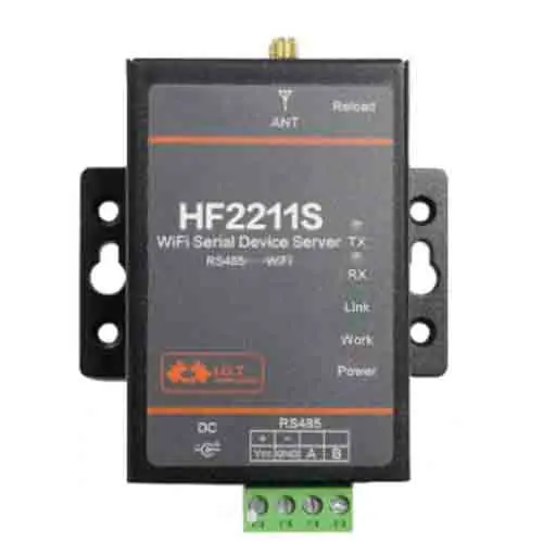 

HF2211S Сервер последовательного порта Преобразователь RS485 в Wi-Fi IOT-устройство с поддержкой Modbus MQTT Продукт связи и сети
