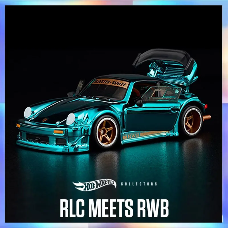 

Новая эксклюзивная модель автомобиля RWB Porsche 930 Hot Wheels Red Line 1/64 RLC, коллекционная ограниченная модель, украшение для комнаты, подарок на день рождения